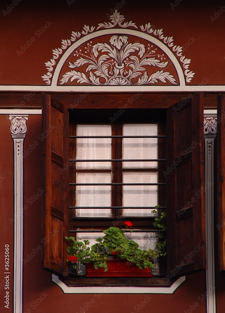 Window of old house