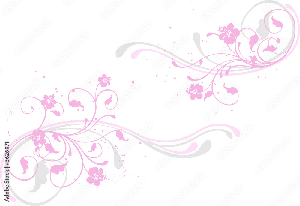 Flower background, pink
