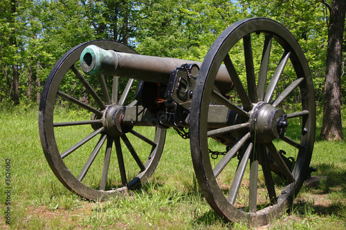 Civil War Cannon at Wilson's Creek Missouri