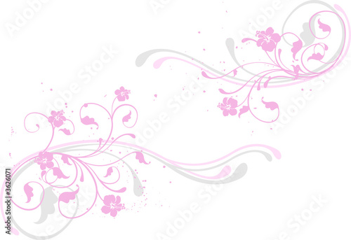 Wallpaper Mural Flower background, pink Torontodigital.ca
