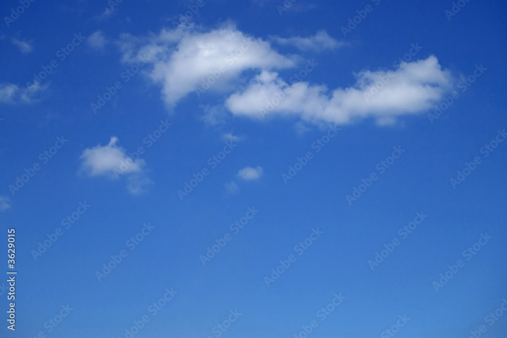 Blue sky with white clouds 23j