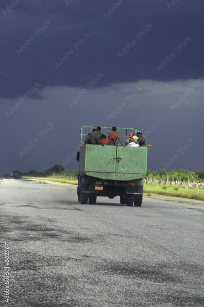 Fototapeta premium Auf der Strasse