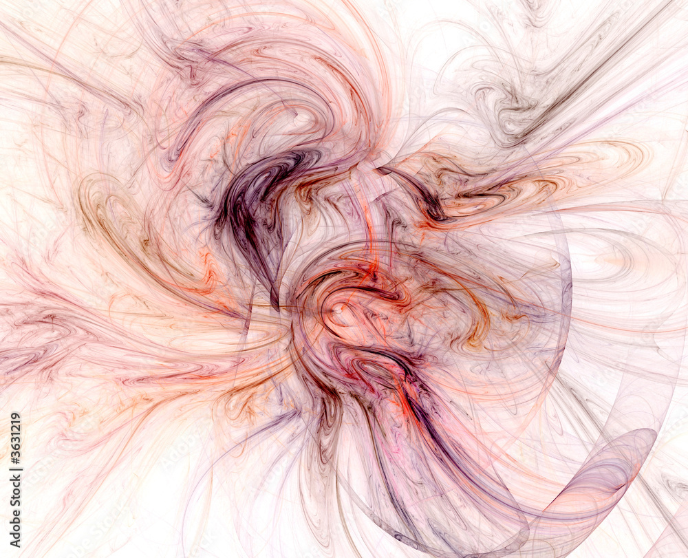 abstract of a mix of light colors on white background.