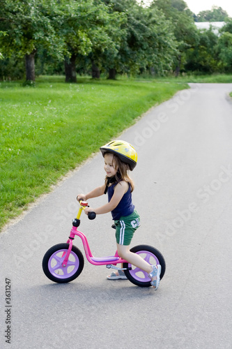 on the bike