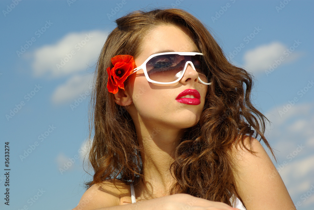 Woman on sky Woman on sky