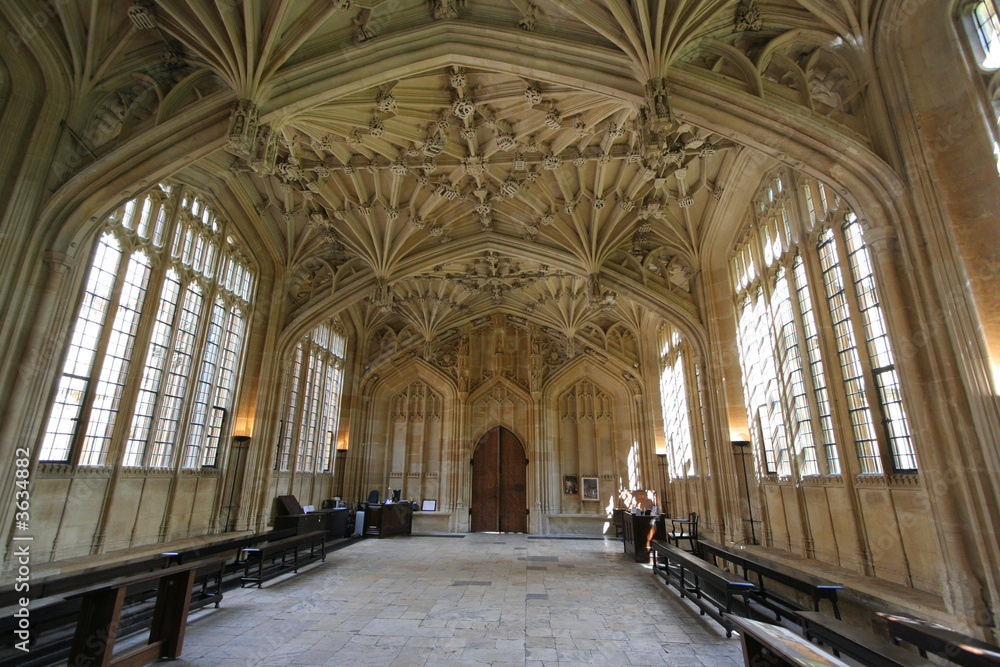 Oxford University, Divinity School Interior