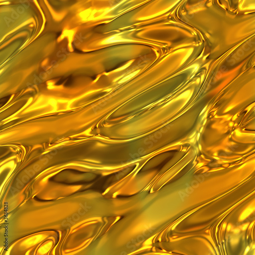 Archeological artifact  covered in gold