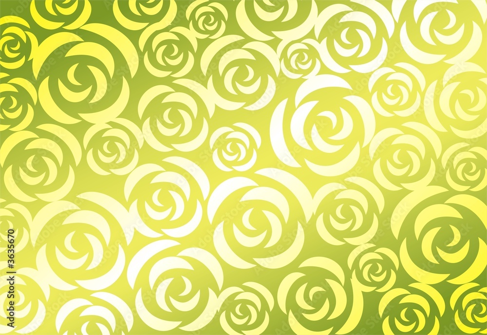 Green roses background
