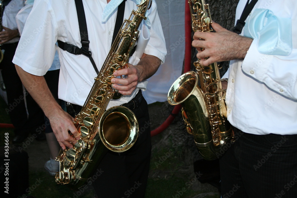 Obraz premium saxophones