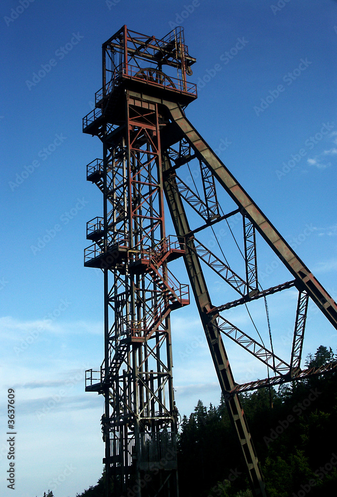 Bergturm in Slovakische Bergwerk Bergturm in Slovakische Bergwerk