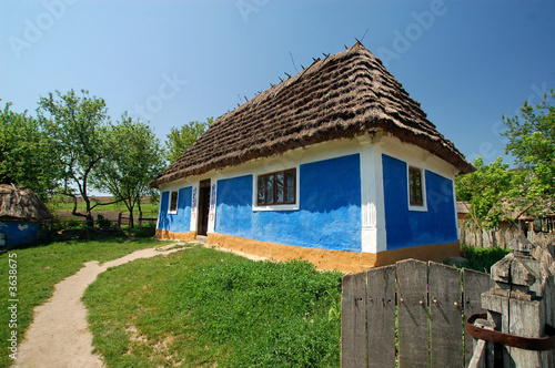 blue house