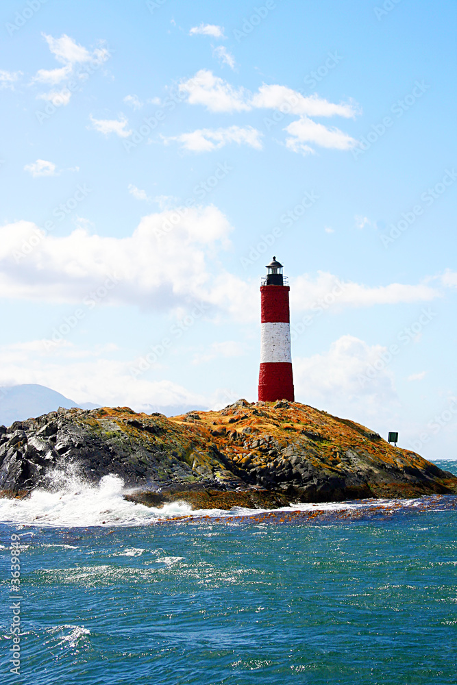 A colourful light house