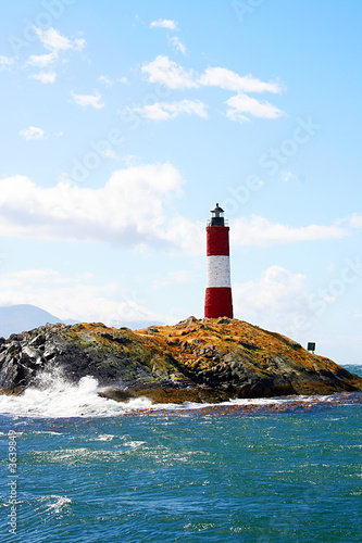 A colourful light house