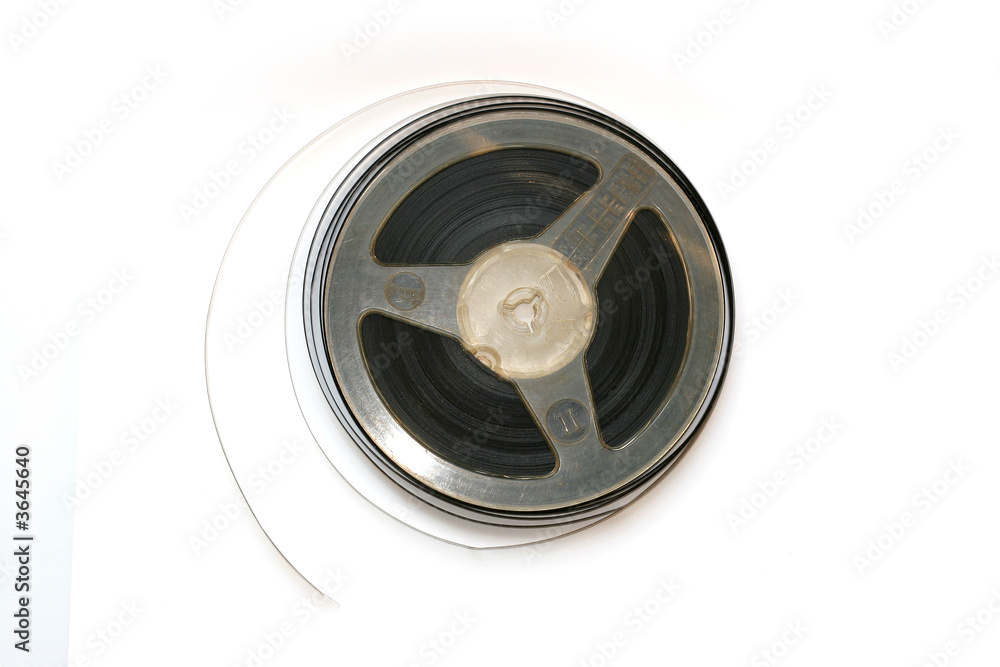 Video tape on white background Video tape on white background