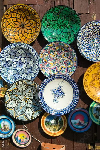 Moroccan plates collection photo