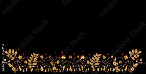 Foto golden khokhloma