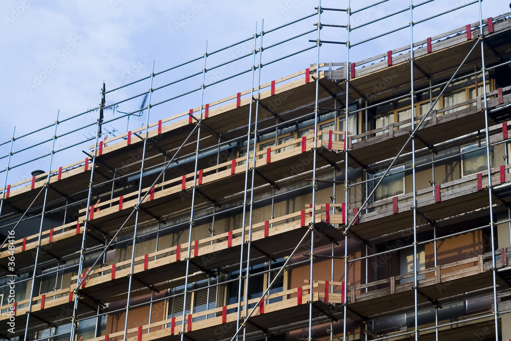 photo of a building under construction