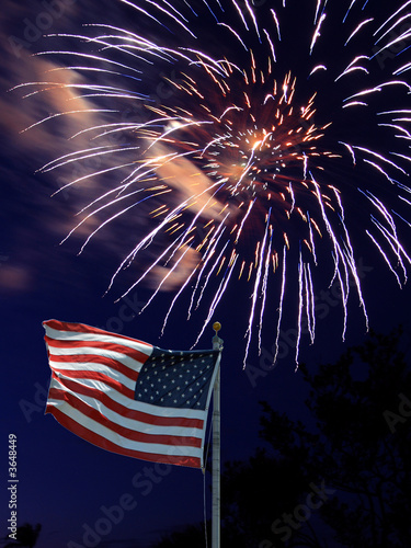 fireworks / flag 4