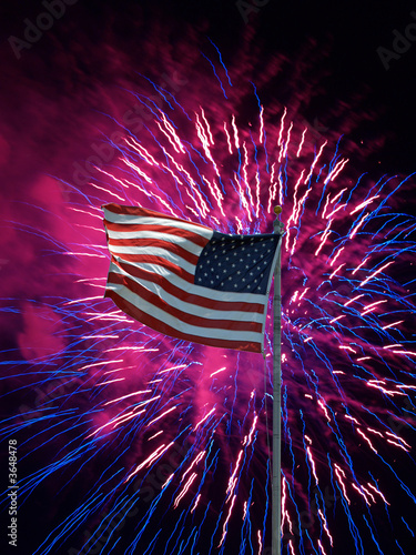 fireworks / flag 1