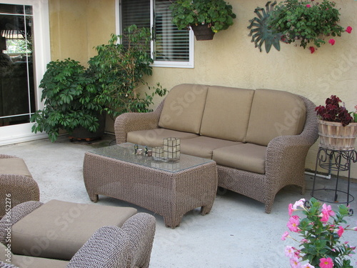 Patio of Modern Home