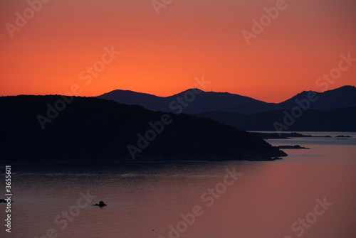 Tramonto a Capo Coda Cavallo