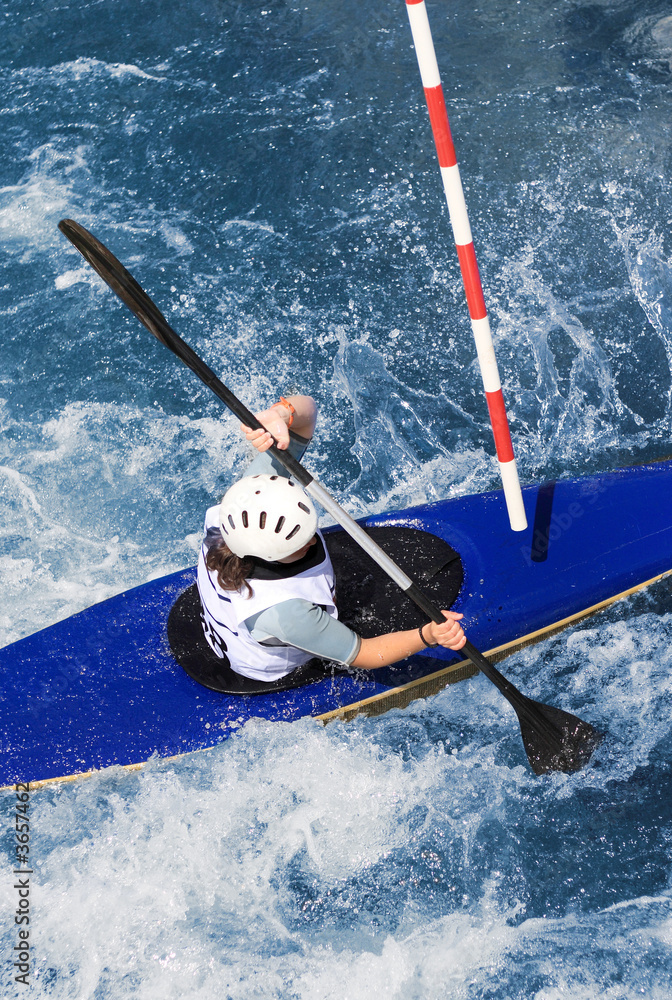 Naklejka premium kayaker