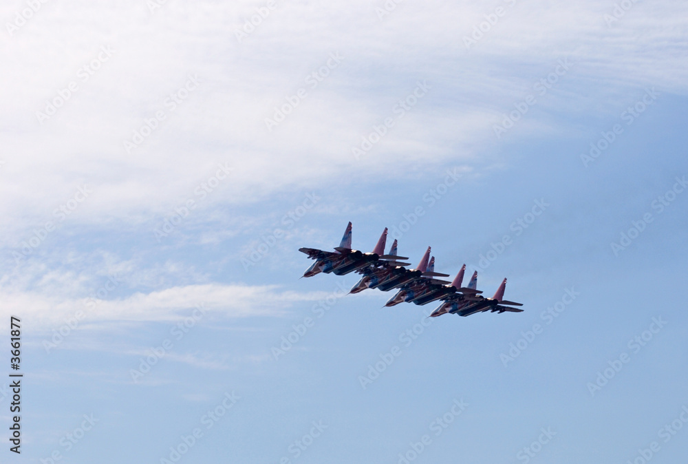 airplanes aerobatic team at air show airplanes aerobatic team at air show