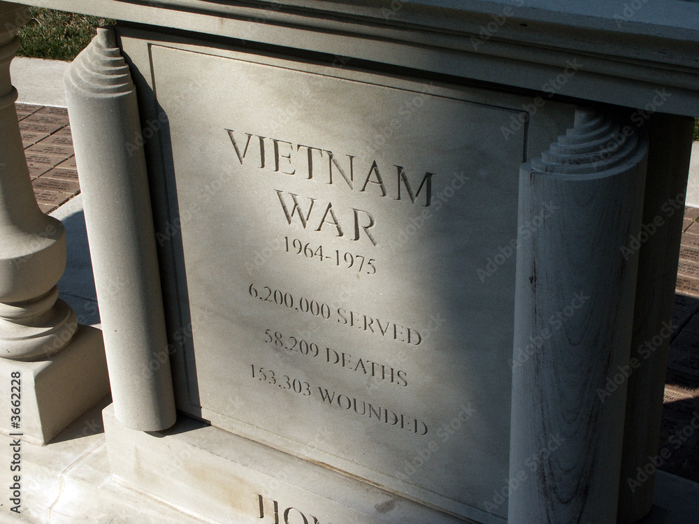 Naklejka premium Vietnam war memorial