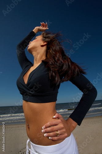 20-25 years old Beautiful Woman on the beach