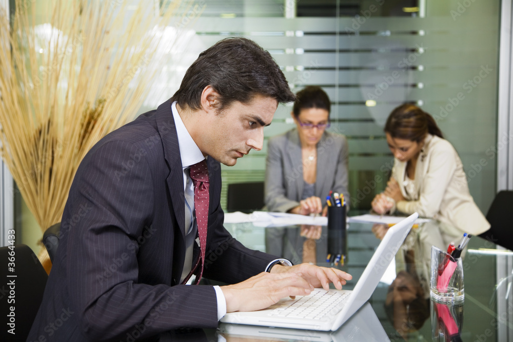 Fototapeta premium People at work
