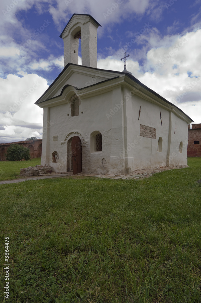 Tiny orthodox church  of  Andrey Stretolat