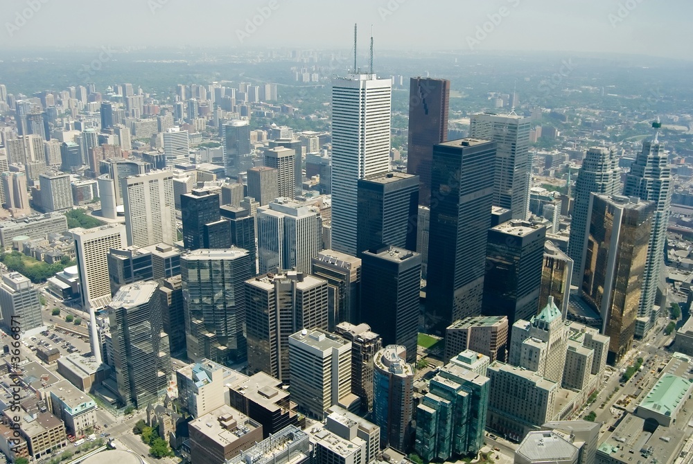 Fototapeta premium The urban landscape of Toronto, Canada.