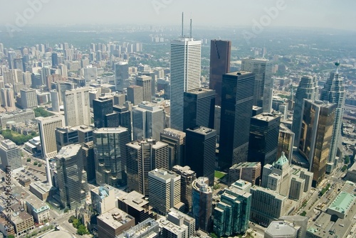 The urban landscape of  Toronto  Canada.