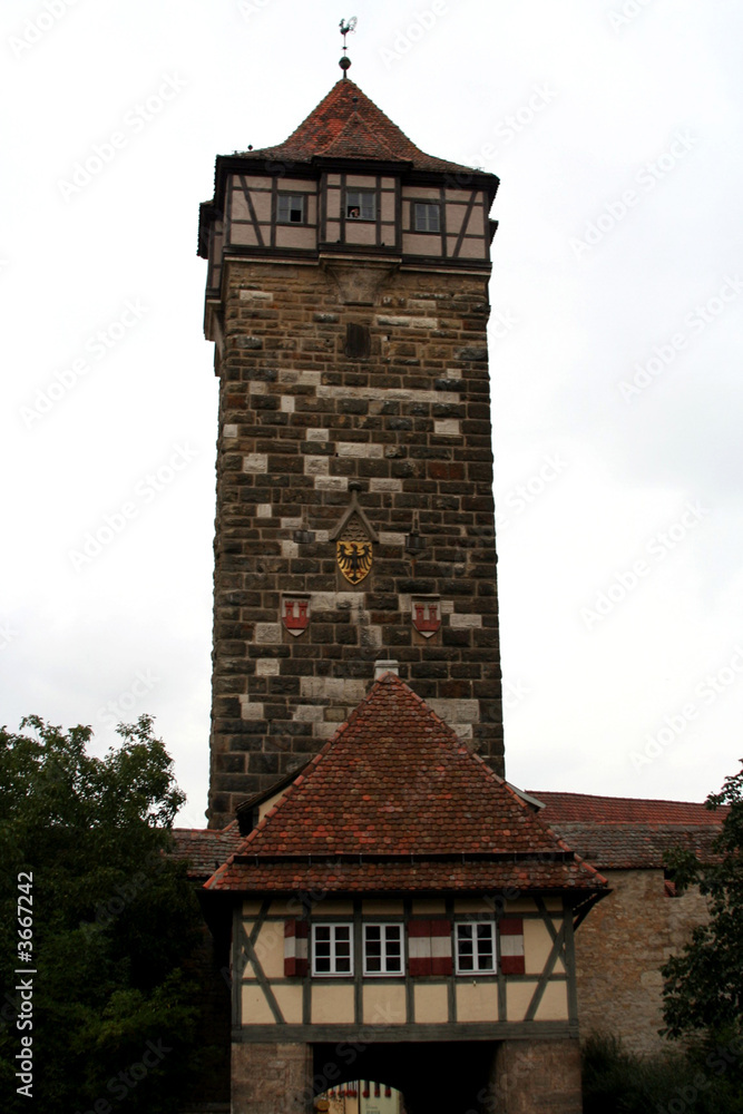 City wall of Rothenburg ob der Tauber City wall of Rothenburg ob der Tauber