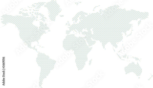world map circle