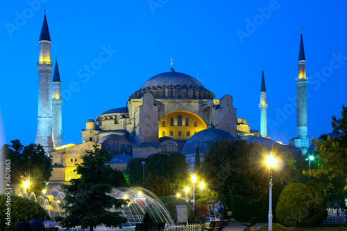 Holy Wisdom mosque in Istanbul, Turkey