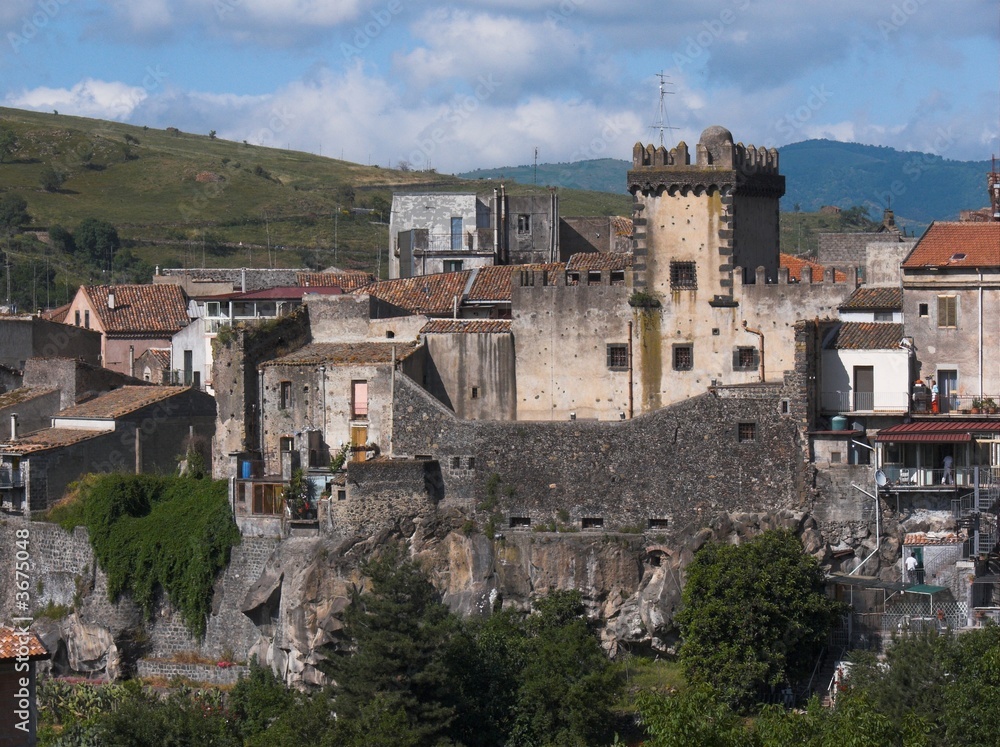 Randazzo panoramica Torre Castello