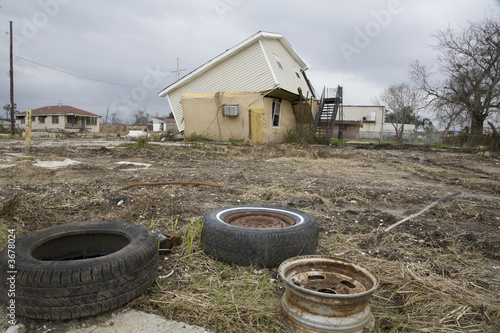 Ninth Ward of New Orleans post katrina