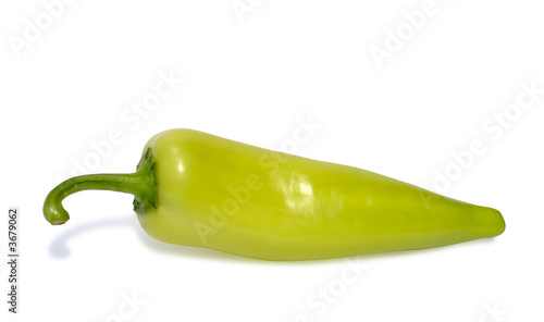 paprika isolated with clipping path