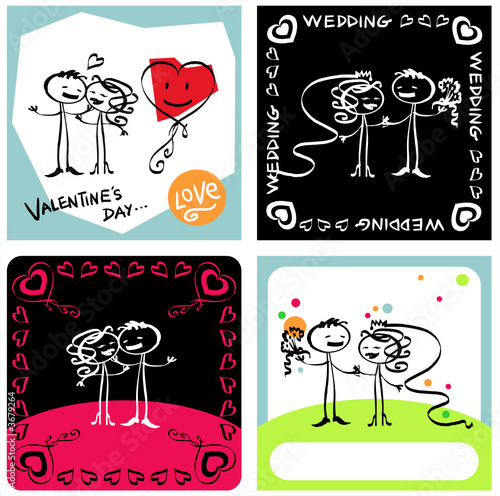 lovers and wedding