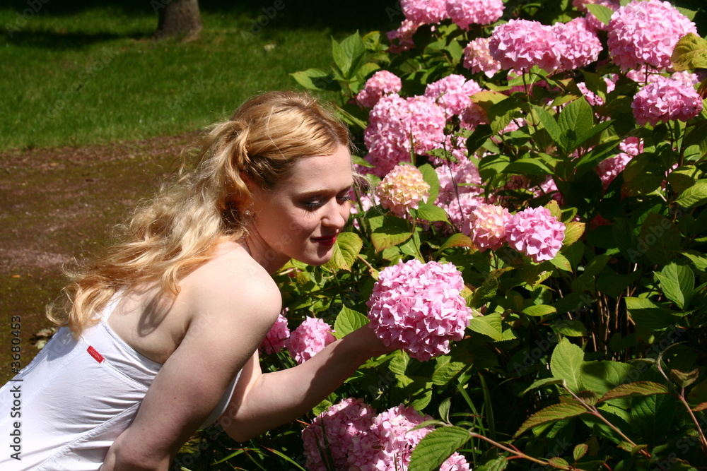 Blume riechen Blume riechen