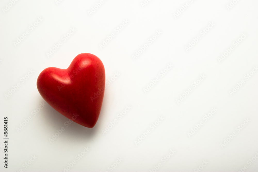 Heart on White Background