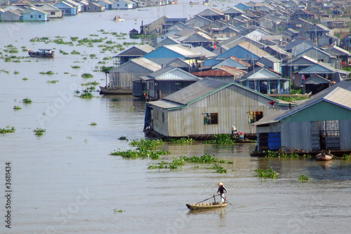 Habitats dans le delta du Mekong, Vietnam