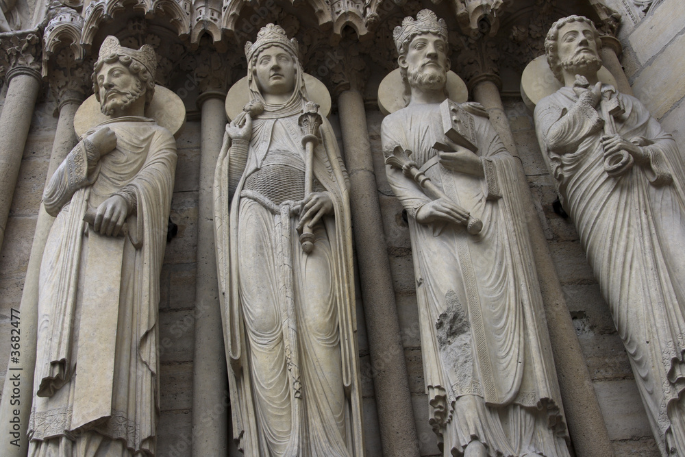 Saints in Paris museum Notre Dame