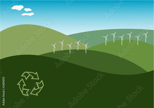 Windfarm Illustration