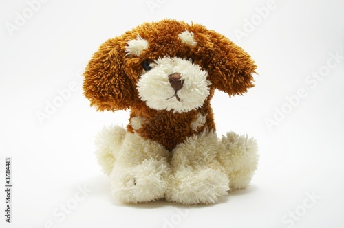 A toy - a soft, children's dog 3