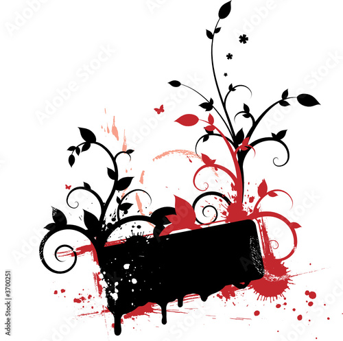 Floral design composition