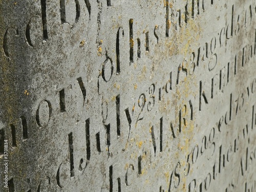 inscription on tombstone