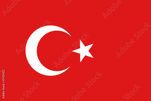 Flag - Turkey photo