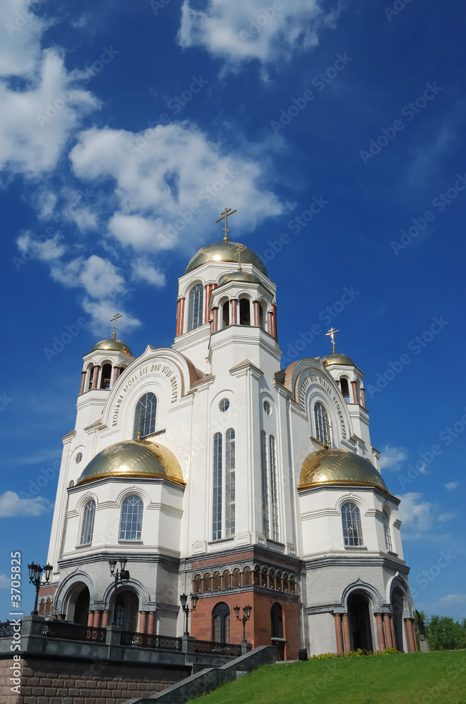 Spas-na-krovi cathedral, Yekaterinburg, Russia
